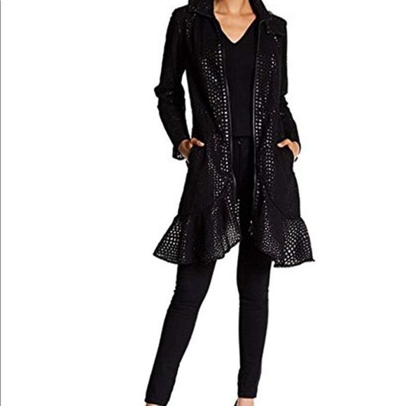 Zac Posen Hooded Trench/Rain Coat XS - Picture 1 of 12